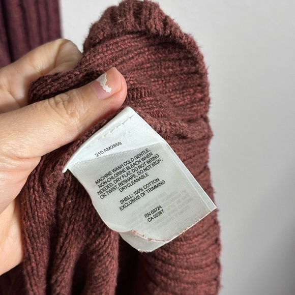 Columbia Men Knit Ribbed Crew Neck Sweater Red Pullover size XL - Picture 6 of 11